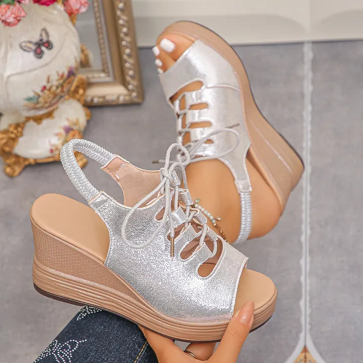 Eleaner - Cómodas Sandalias Con Cuña