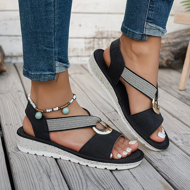Arantsa - Sandalias Planas Cómodas