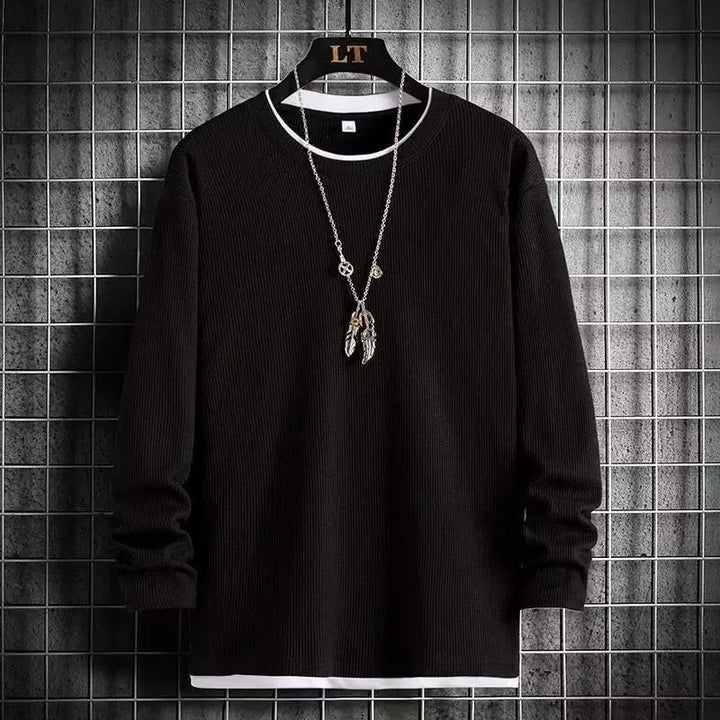 Loran - Sudadera Informal Holgada de Manga Larga