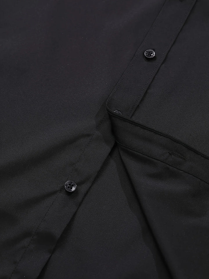 Byron - Elegante Camisa De Manga Larga Con Btones