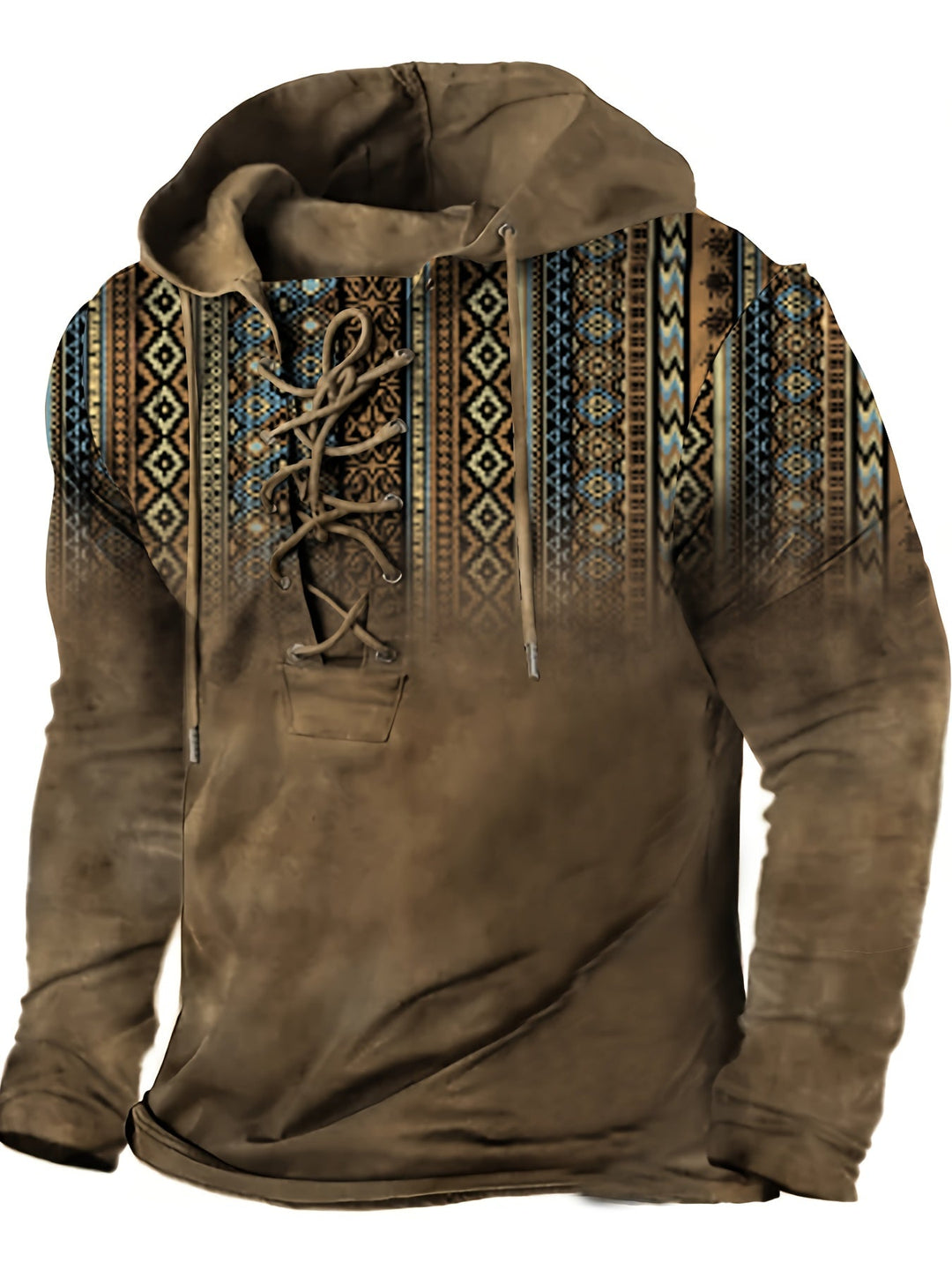 Sandeep - Sudadera con capucha informal estampada en 3D