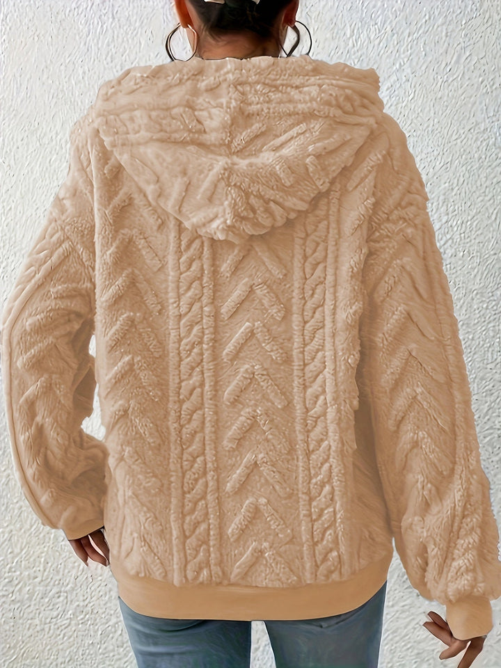 Andrine - Manga Larga Con Capucha Chaqueta