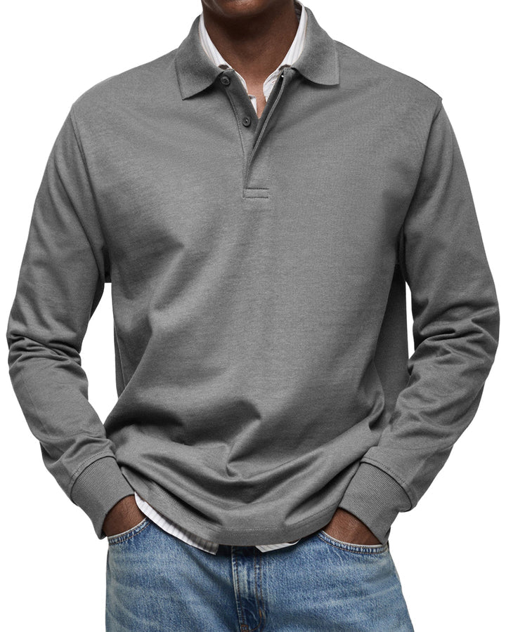 Elhanan - Elegante Polo De Manga Larga