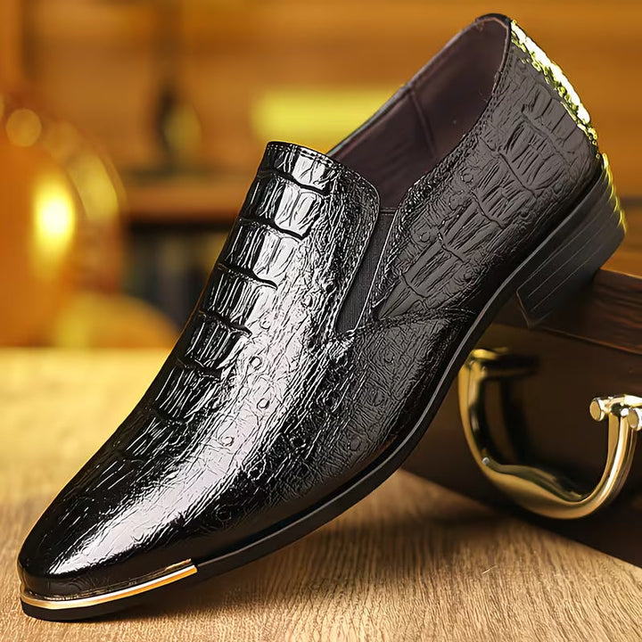 Natanor - Zapatos Informales Con Estampado de Cocodrilo