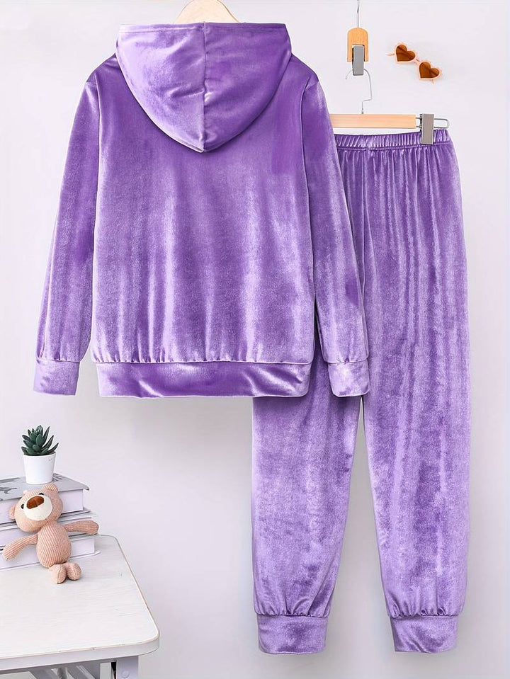 Tiferet - Elegante Conjunto de Sudadera Con Capucha y Pantalones