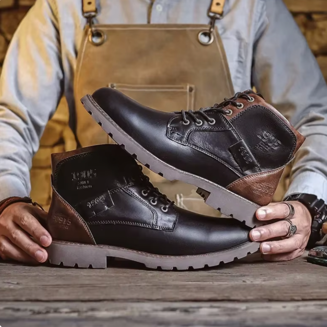 Maharaj – Botas De Cuero Vintage