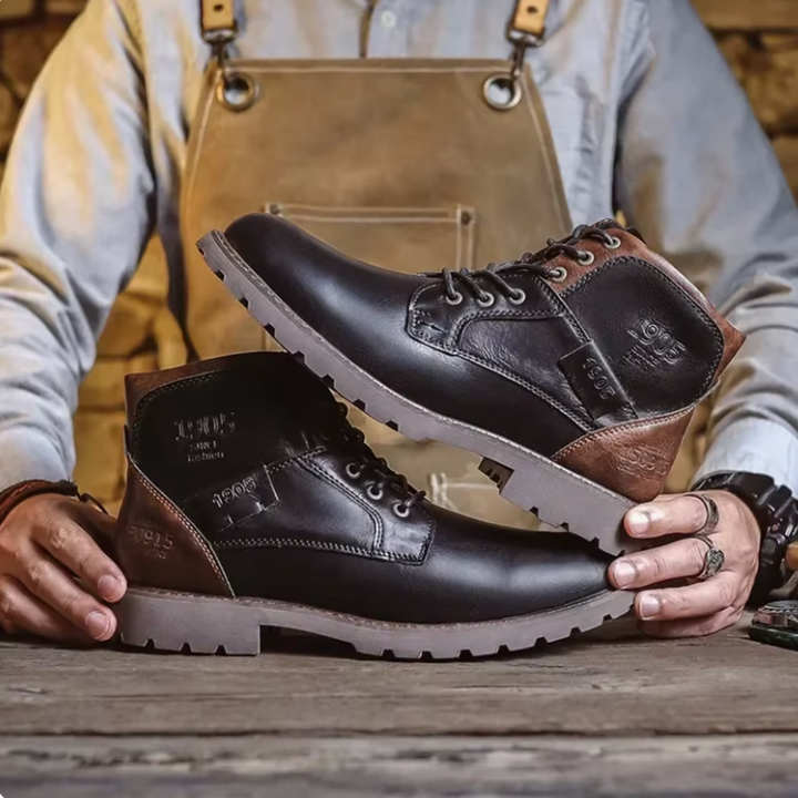 Maharaj – Botas De Cuero Vintage