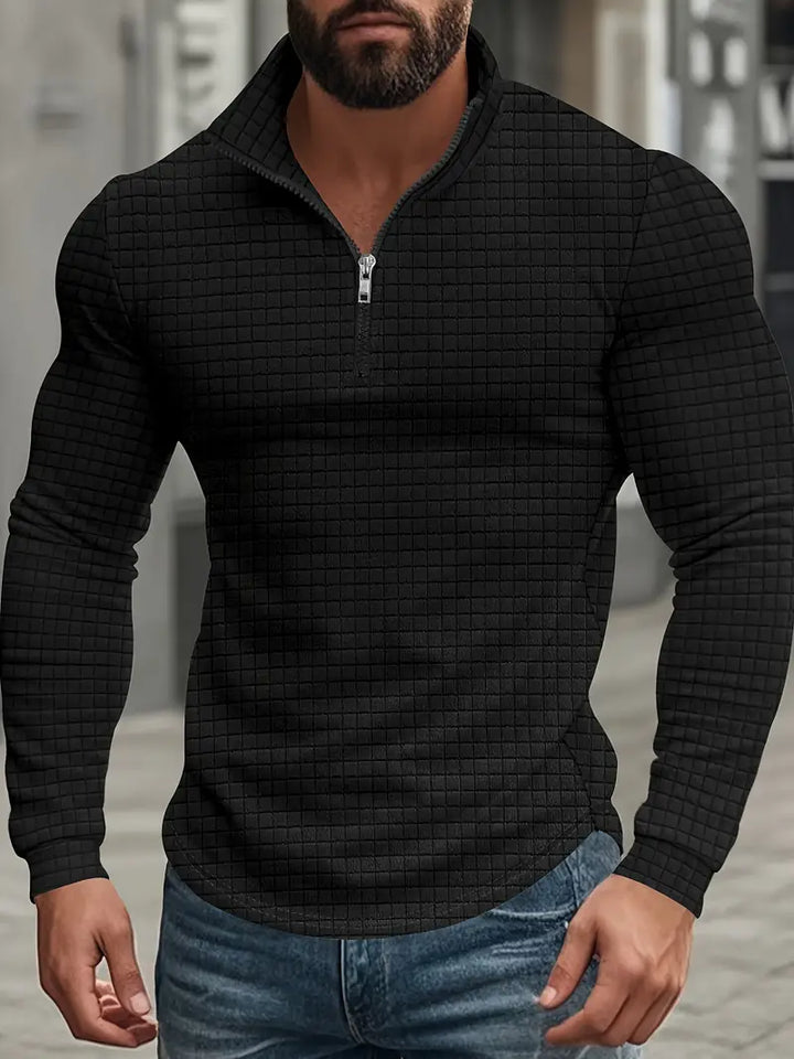 Jarryd - Sudadera De Manga Larga Con Media Cremallera