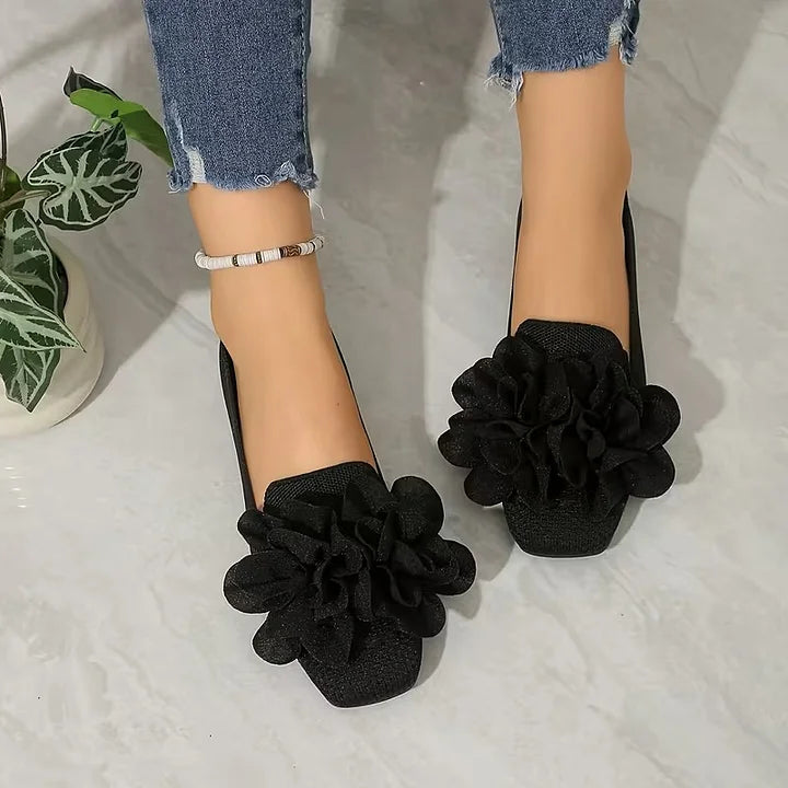 Catriona - Zapatos Planos Mary Jane Con Estampado Floral