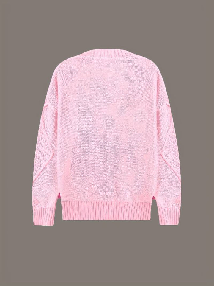Tzvia - Jersey de Punto Informal Con Cuello en V