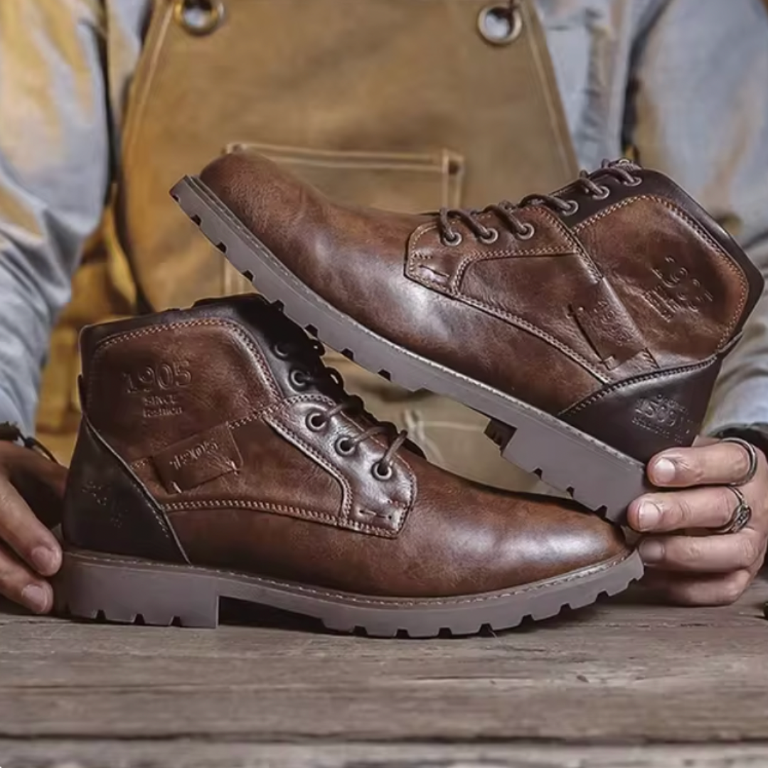 Maharaj – Botas De Cuero Vintage