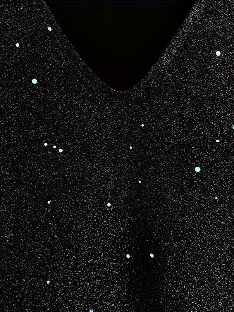 Eglantina - Vestido Midi Con Abundantes Bordados De Abalorios