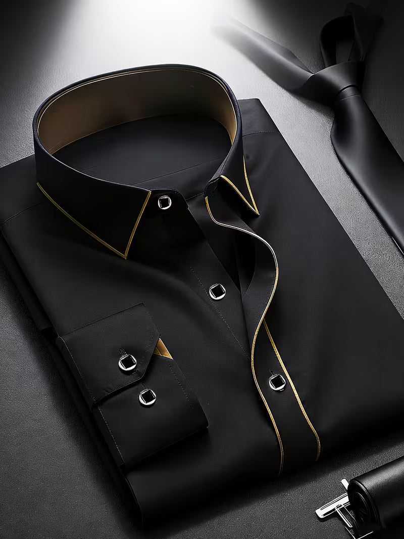 Daven - Camisa Informal De Corte Entallado