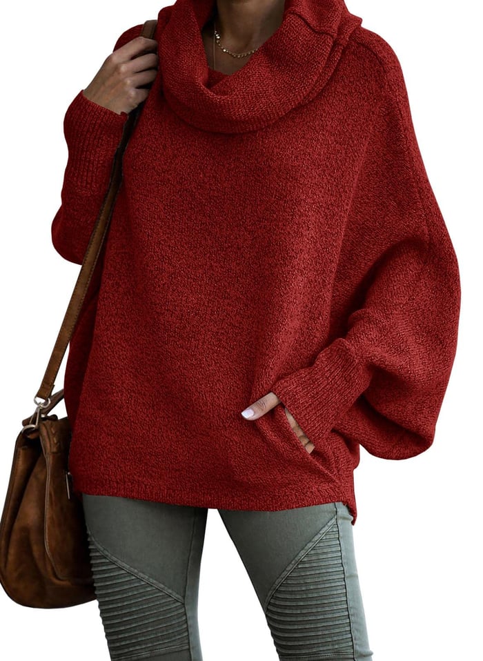 Dayana - Jersey De Cuello Alto Con Bolsillos