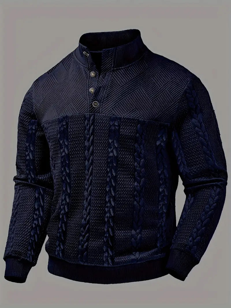 Dawson - Jersey Henley De Manga Larga Con Rayas