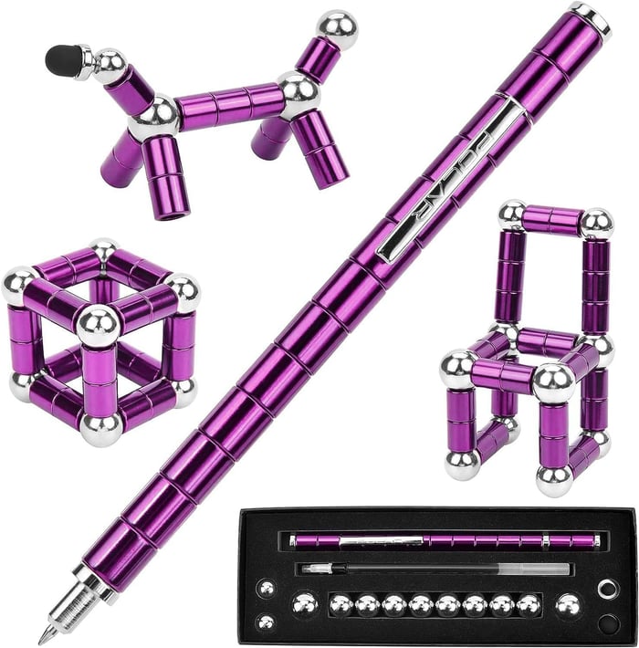 FidgetFlux - Bolígrafo Magnético Fidget