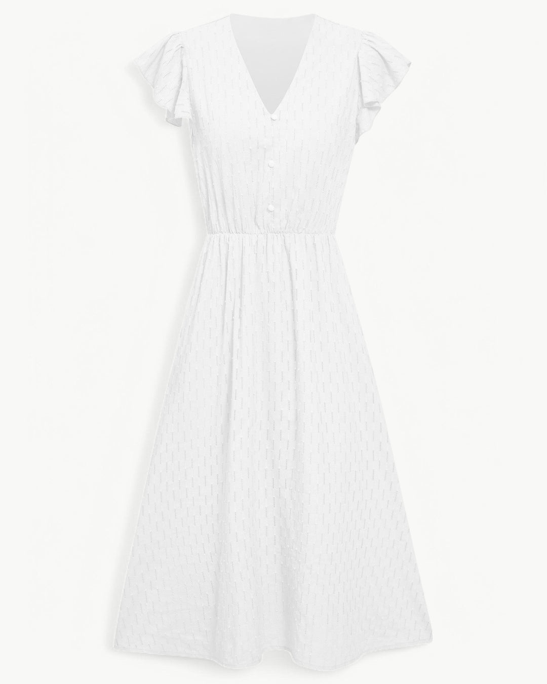 Julieta - Vestido Midi Con Mangas Con Volantes