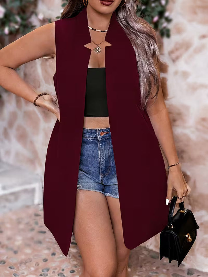 Alanaa - Chaleco Sin Mangas Elegante