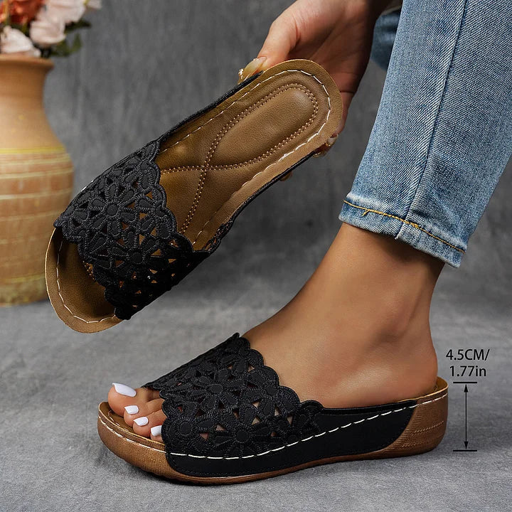 Navodya - Sandalias Elegantes Con Motivos de Peces