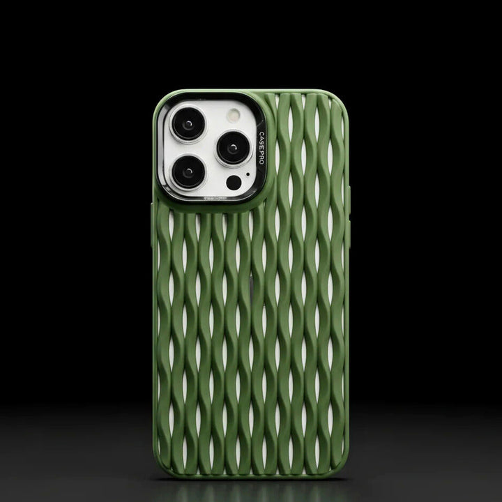 GripGrove - Funda Transpirable De Malla Tejida Para iPhone