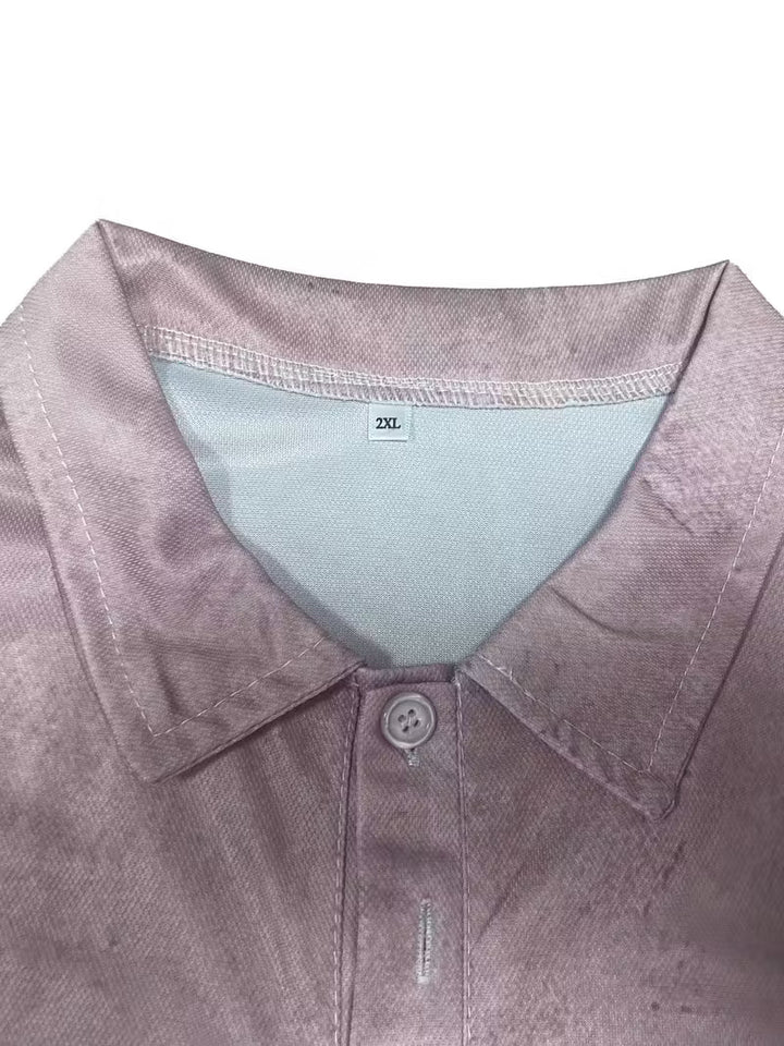 Giles - Camisa Elegante Con Estampado 3D De Velero En La Solapa