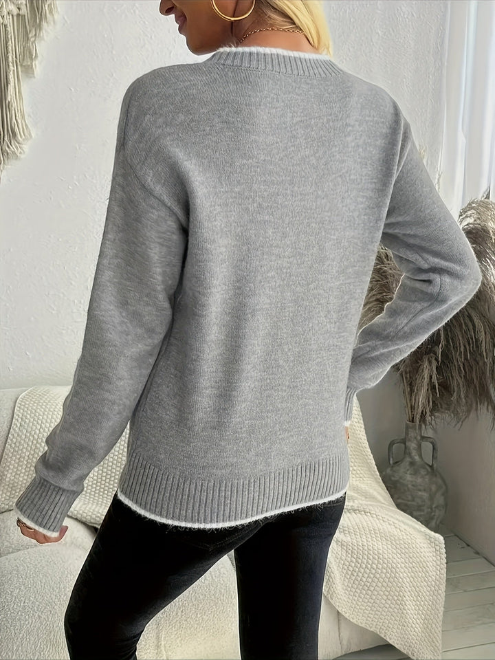 Fedele - Jersey Navideño Con Copos De Nieve
