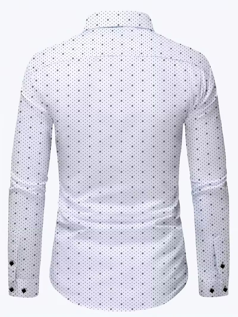 Spyros - Camisa De Manga Larga Con Botones En La Parte Delantera