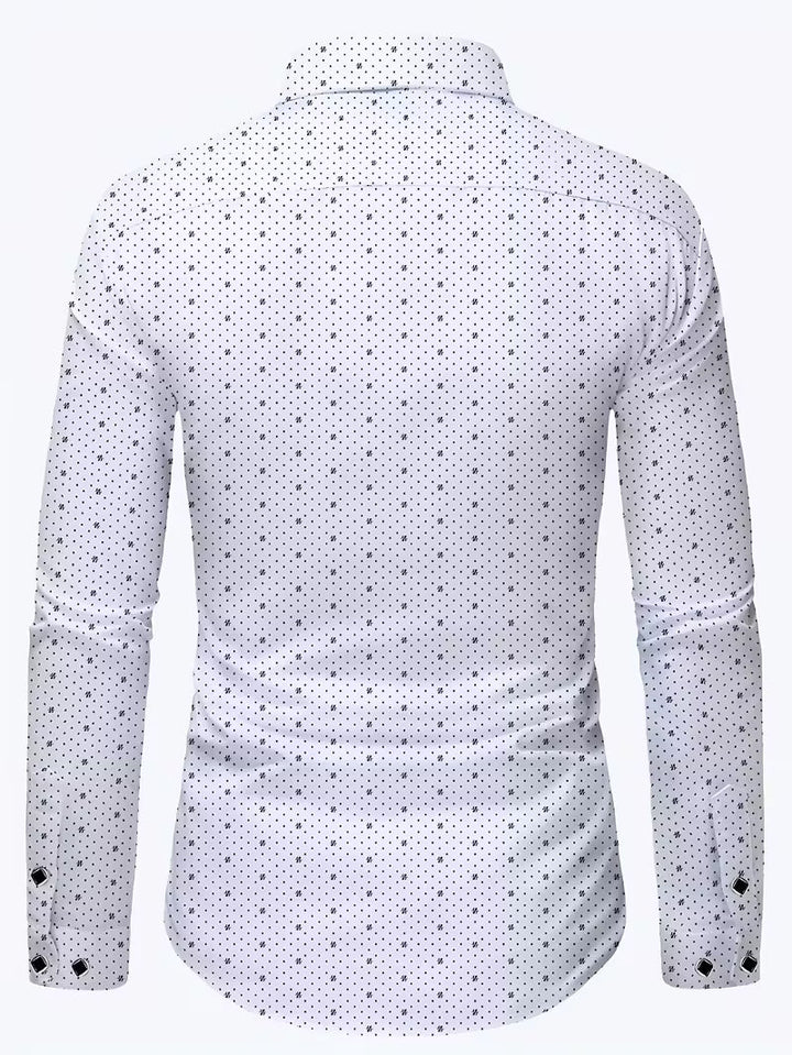 Spyros - Camisa De Manga Larga Con Botones En La Parte Delantera