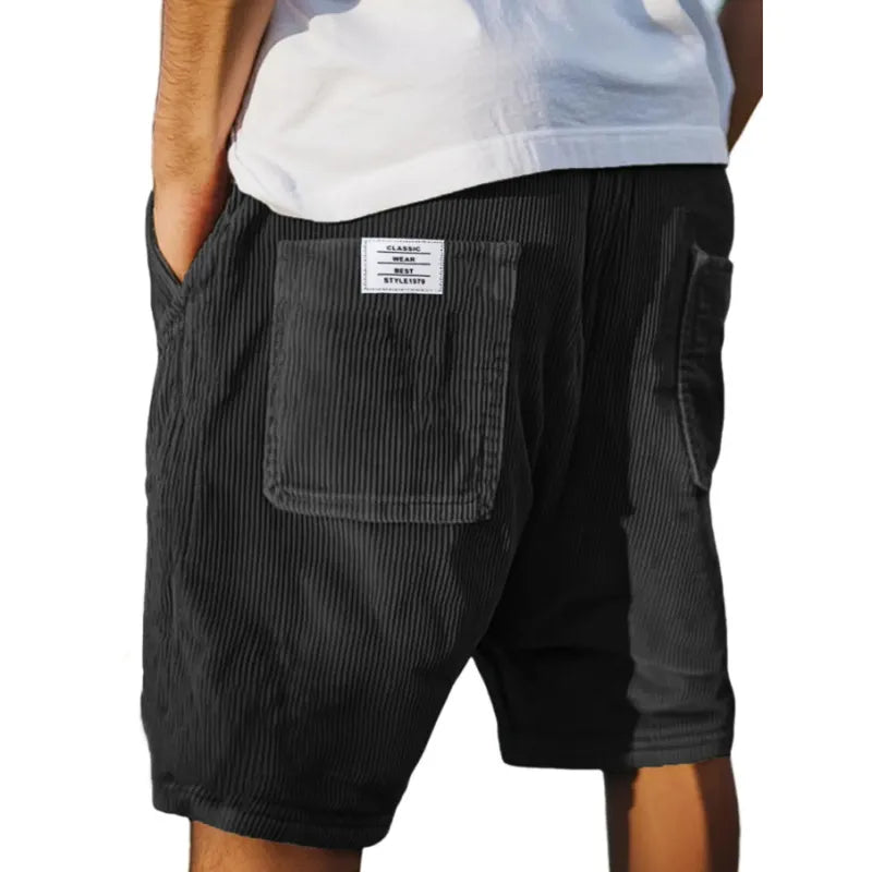 Marsel - Pantalones Cortos Elegantes De Pana