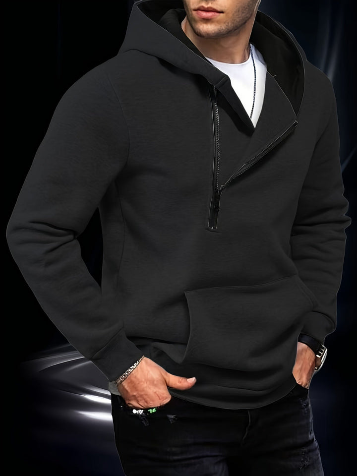 Jaylen - Sudadera Con Capucha Manga Larga Y Media Cremallera