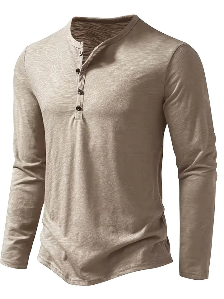 Wyatt - Elegante Camisa De Manga Larga