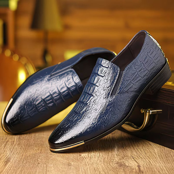 Natanor - Zapatos Informales Con Estampado de Cocodrilo