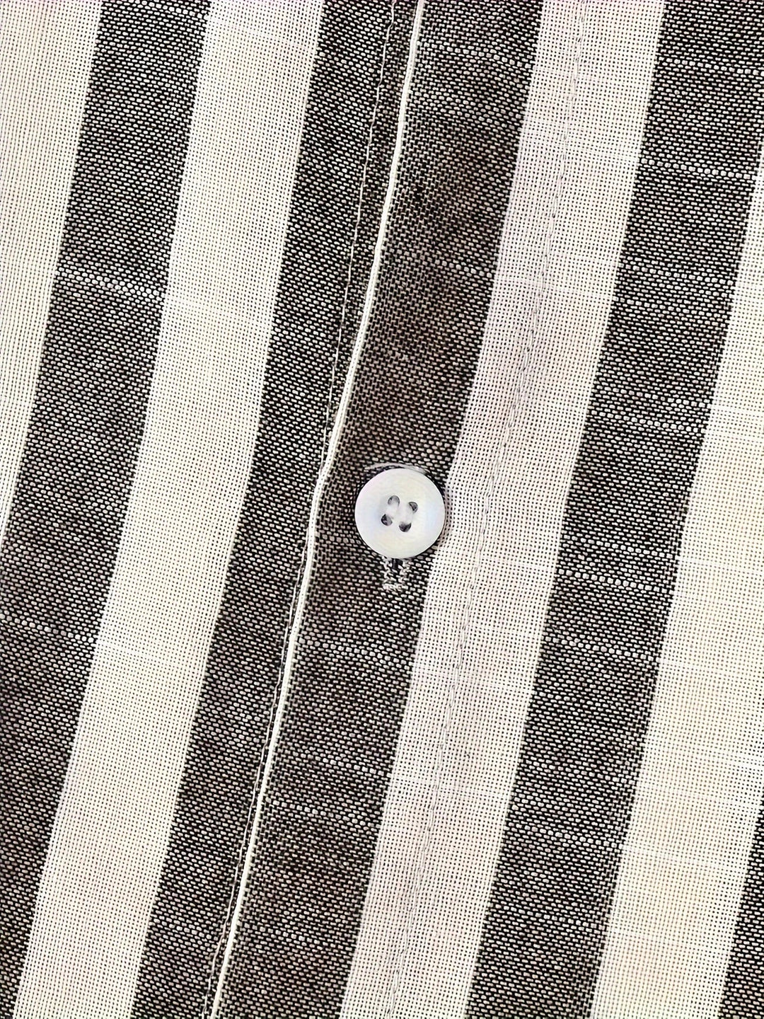 George - Camisa Elegante De Manga Larga a Rayas