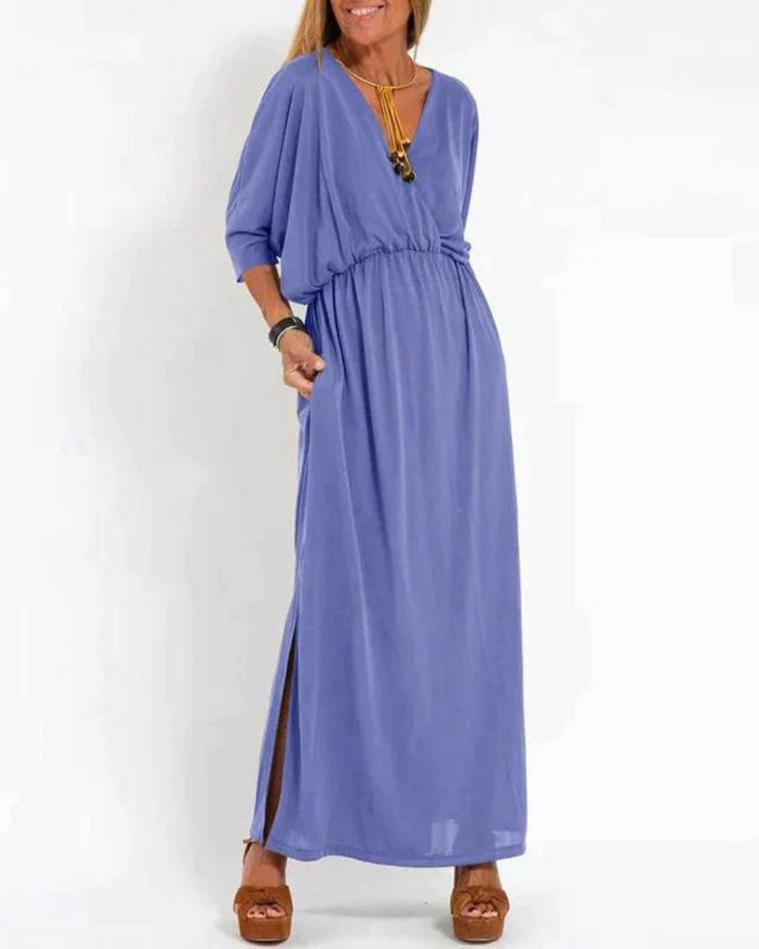 Janell - Vestido Largo Vintage