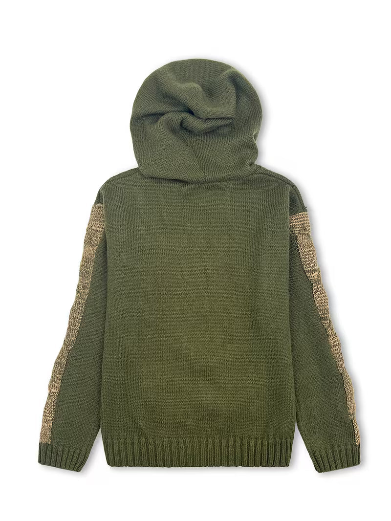 Cypriana - Elegante Jersey De Punto Con Capucha