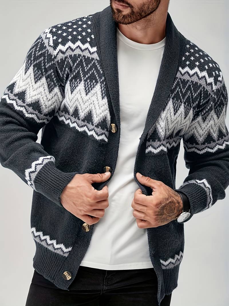 Elroy - Jersey Informal Con Estampado Geométrico