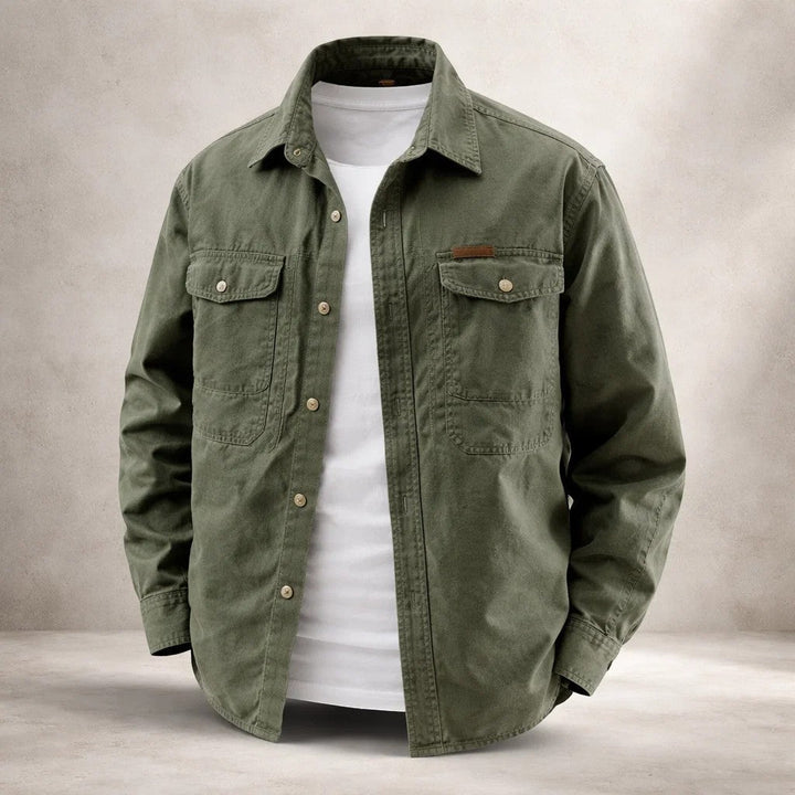 Prosper - Camisa De Algodón De Manga Larga