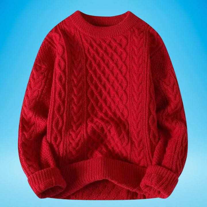 Xennon - Jersey Grueso De Cuello Redondo