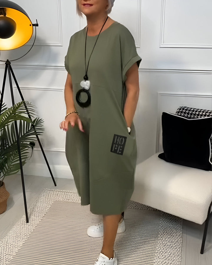 Jocelyn - Vestido Informal y Cómodo Con Bolsillos