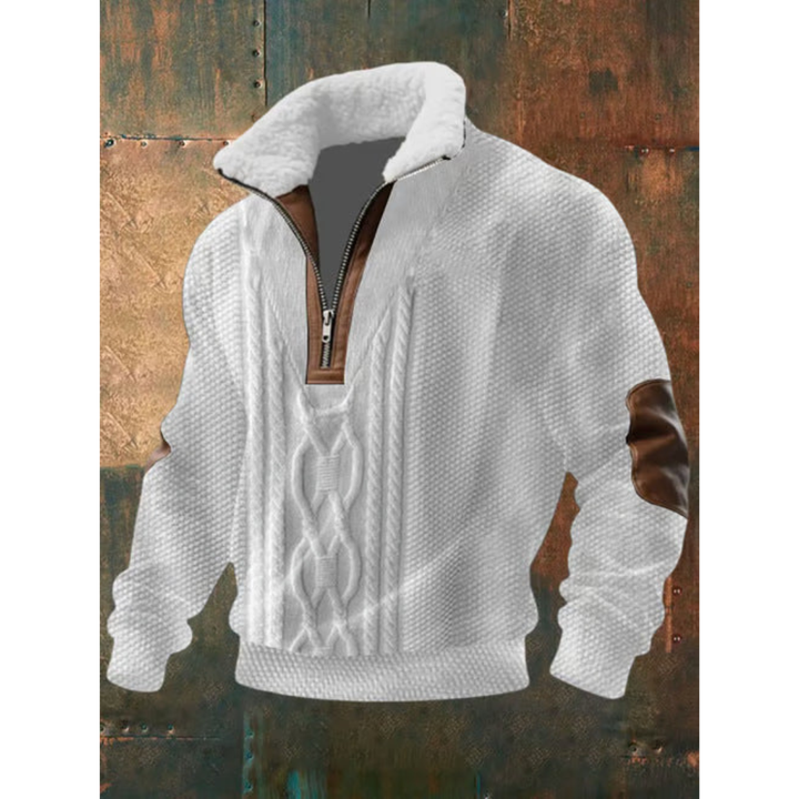 Ibrahima - Jersey De Cuello Alto De Lana Con Cremallera