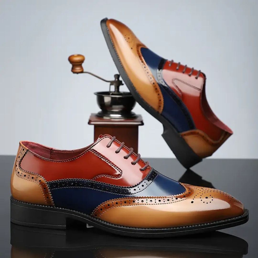 Shimon - Zapatos Óxford De Cuero