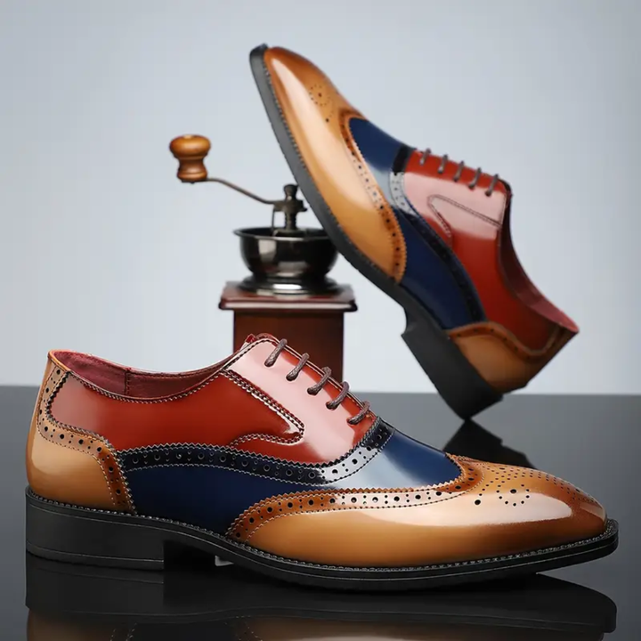 Shimon - Zapatos Óxford De Cuero