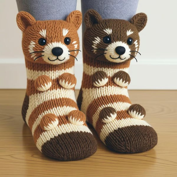 CuteStep - Calcetines De Animales Tejidos