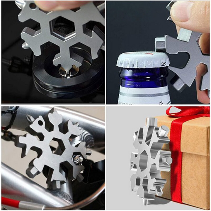 GearForge - Multiherramienta 18 en 1 De Acero Inoxidable Portátil Para Aventuras al Aire Libre
