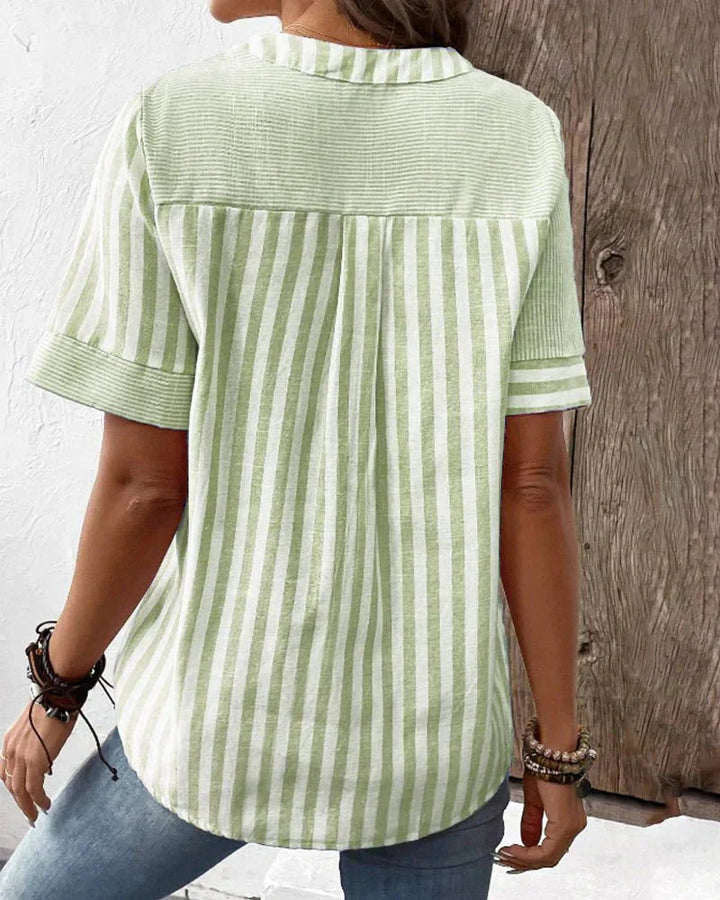 Lilly - Blusa De Rayas Suaves