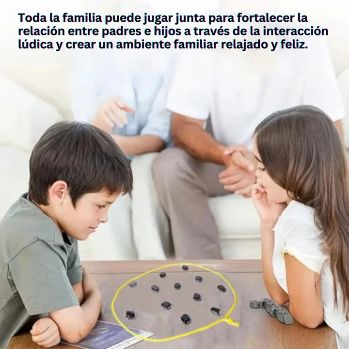 MindSpark - Juego De Ajedrez Magnético Divertido Juego De Estrategia Para Niños y Familias