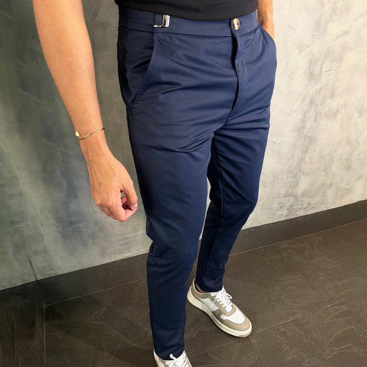Matan - Pantalones Clásicos Elásticos De Corte Ajustado