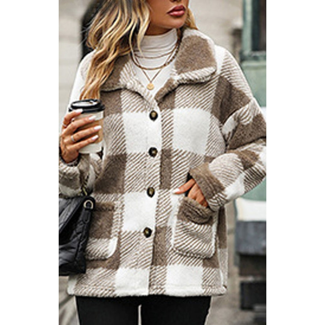 Nancy - Chaqueta Abotonada de Manga Larga