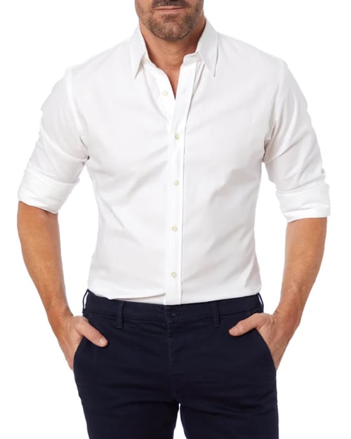 Ceferino - Camisa Informal De Manga Larga Con Botones