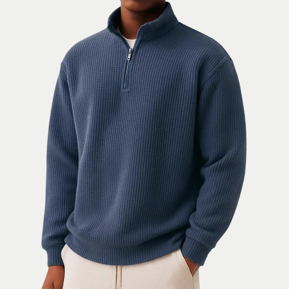 Shachar - Jersey Informal Con Cremallera